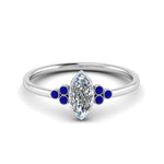 Load image into Gallery viewer, petite-bezel-set-marquise-cut-diamond-engagement-ring-with-sapphire-in-white-gold-FD9175MQRGSABL-NL-WG
