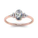 Load image into Gallery viewer, petite-bezel-set-oval-shaped-diamond-engagement-ring-in-rose-gold-FD9175OVRANGLE5-NL-RG
