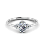Load image into Gallery viewer, petite-bezel-set-oval-shaped-diamond-engagement-ring-in-white-gold-FD9175OVR-NL-WG
