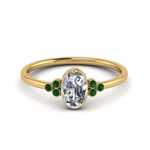 petite-bezel-set-oval-shaped-diamond-engagement-ring-with-emerald-in-yellow-gold-FD9175OVRGEMGR-NL-YG