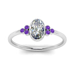 Load image into Gallery viewer, petite-bezel-set-oval-shaped-diamond-engagement-ring-with-purple-topaz-in-white-gold-FD9175OVRGVITOANGLE5-NL-WG
