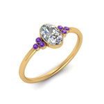 Load image into Gallery viewer, petite-bezel-set-oval-shaped-diamond-engagement-ring-with-purple-topaz-in-yellow-gold-FD9175OVRGVITOANGLE2-NL-YG
