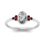 Load image into Gallery viewer, petite-bezel-set-oval-shaped-diamond-engagement-ring-with-ruby-in-white-gold-FD9175OVRGRUDRANGLE5-NL-WG
