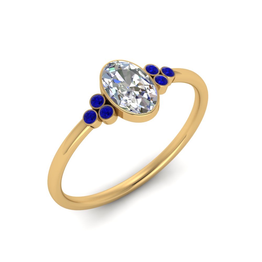petite-bezel-set-oval-shaped-diamond-engagement-ring-with-sapphire-in-yellow-gold-FD9175OVRGSABLANGLE2-NL-YG