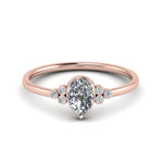 Load image into Gallery viewer, petite-bezel-set-pear-shaped-diamond-engagement-ring-in-rose-gold-FD9175PER-NL-RG
