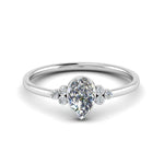 Load image into Gallery viewer, petite-bezel-set-pear-shaped-diamond-engagement-ring-in-white-gold-FD9175PER-NL-WG
