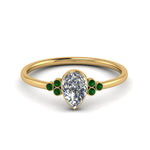 Load image into Gallery viewer, petite-bezel-set-pear-shaped-diamond-engagement-ring-with-emerald-in-yellow-gold-FD9175PERGEMGR-NL-YG

