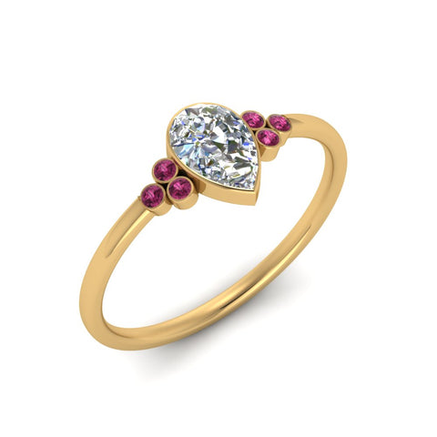 petite-bezel-set-pear-shaped-diamond-engagement-ring-with-pink-sapphire-in-yellow-gold-FD9175PERGSADRPIANGLE2-NL-YG