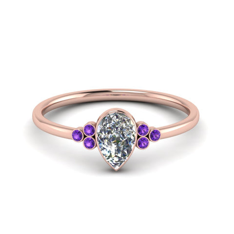 petite-bezel-set-pear-shaped-diamond-engagement-ring-with-purple-topaz-in-rose-gold-FD9175PERGVITO-NL-RG