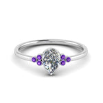 Load image into Gallery viewer, petite-bezel-set-pear-shaped-diamond-engagement-ring-with-purple-topaz-in-white-gold-FD9175PERGVITO-NL-WG

