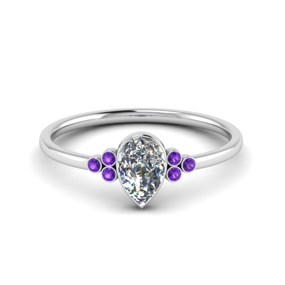 petite-bezel-set-pear-shaped-diamond-engagement-ring-with-purple-topaz-in-white-gold-FD9175PERGVITO-NL-WG