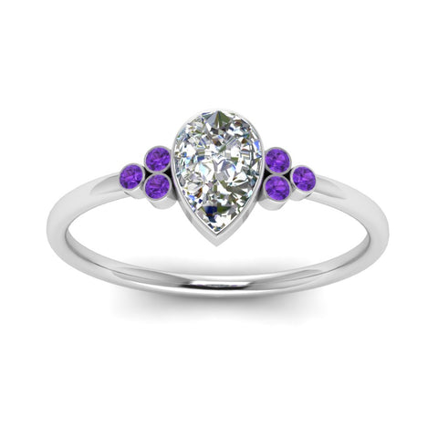 petite-bezel-set-pear-shaped-diamond-engagement-ring-with-purple-topaz-in-white-gold-FD9175PERGVITOANGLE5-NL-WG