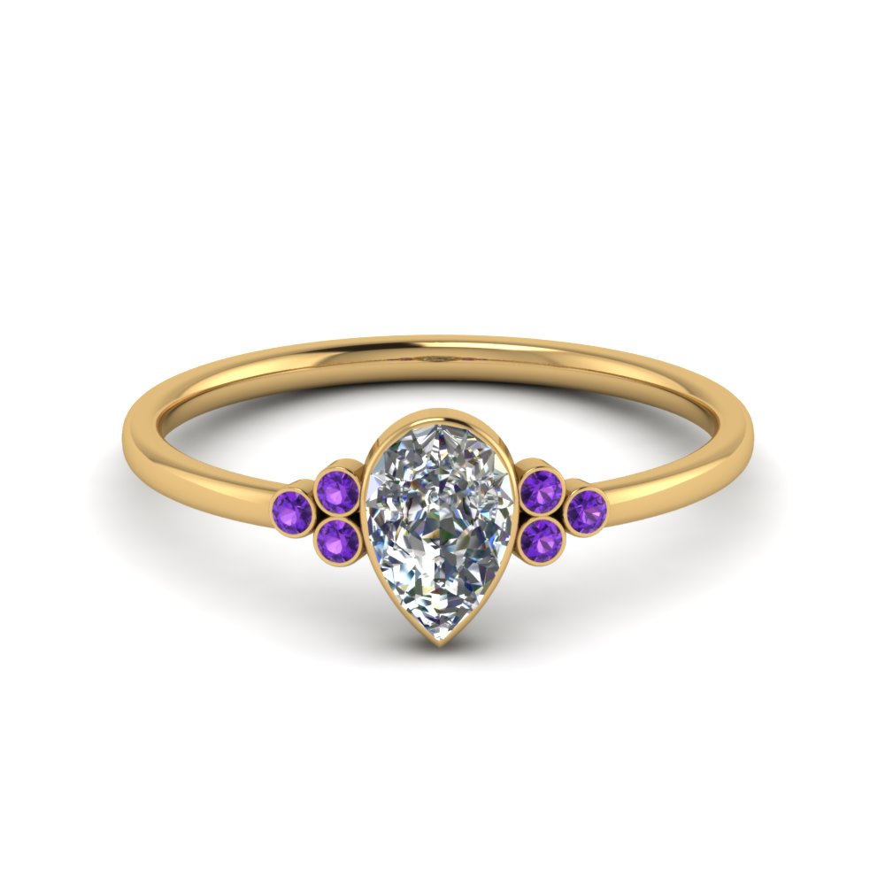 petite-bezel-set-pear-shaped-diamond-engagement-ring-with-purple-topaz-in-yellow-gold-FD9175PERGVITO-NL-YG