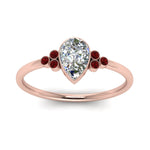 Load image into Gallery viewer, petite-bezel-set-pear-shaped-diamond-engagement-ring-with-ruby-in-rose-gold-FD9175PERGRUDRANGLE5-NL-RG
