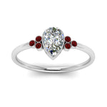 Load image into Gallery viewer, petite-bezel-set-pear-shaped-diamond-engagement-ring-with-ruby-in-white-gold-FD9175PERGRUDRANGLE5-NL-WG
