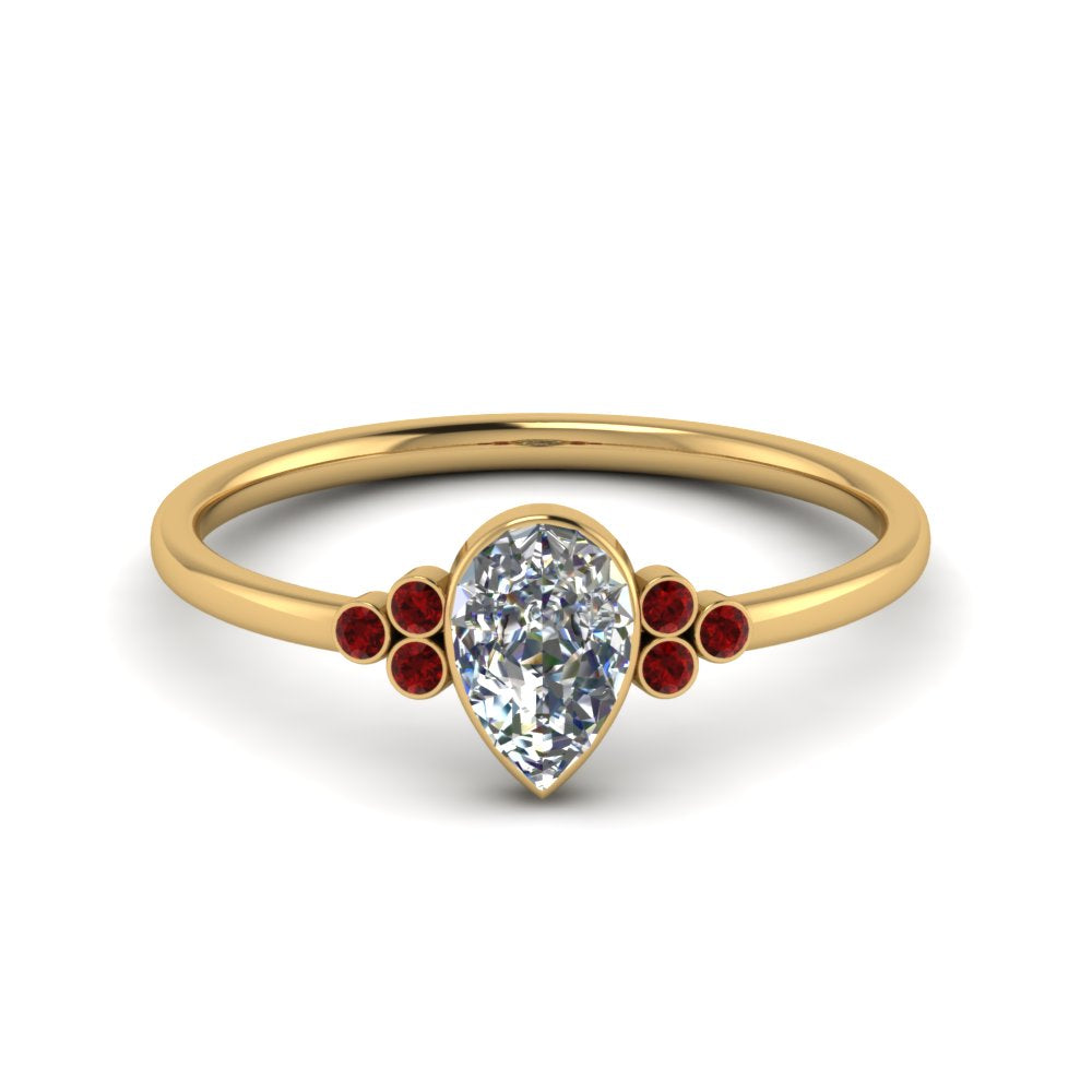 petite-bezel-set-pear-shaped-diamond-engagement-ring-with-ruby-in-yellow-gold-FD9175PERGRUDR-NL-YG