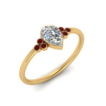 Load image into Gallery viewer, petite-bezel-set-pear-shaped-diamond-engagement-ring-with-ruby-in-yellow-gold-FD9175PERGRUDRANGLE2-NL-YG
