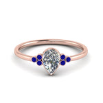 Load image into Gallery viewer, petite-bezel-set-pear-shaped-diamond-engagement-ring-with-sapphire-in-rose-gold-FD9175PERGSABL-NL-RG
