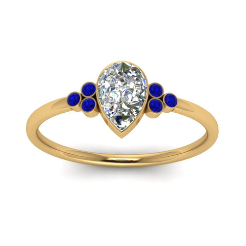 petite-bezel-set-pear-shaped-diamond-engagement-ring-with-sapphire-in-yellow-gold-FD9175PERGSABLANGLE5-NL-YG