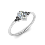 Load image into Gallery viewer, petite-bezel-set-pear-shaped-engagement-ring-with-black-diamond-in-white-gold-FD9175PERGBLACKANGLE2-NL-WG
