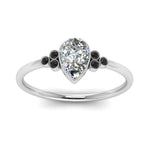 Load image into Gallery viewer, petite-bezel-set-pear-shaped-engagement-ring-with-black-diamond-in-white-gold-FD9175PERGBLACKANGLE5-NL-WG
