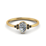 Load image into Gallery viewer, petite-bezel-set-pear-shaped-engagement-ring-with-black-diamond-in-yellow-gold-FD9175PERGBLACK-NL-YG
