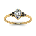 Load image into Gallery viewer, petite-bezel-set-pear-shaped-engagement-ring-with-black-diamond-in-yellow-gold-FD9175PERGBLACKANGLE5-NL-YG
