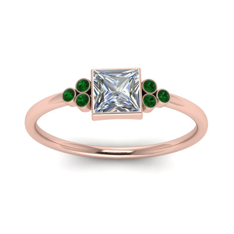 petite-bezel-set-princess-cut-diamond-engagement-ring-with-emerald-in-rose-gold-FD9175PRRGEMGRANGLE5-NL-RG