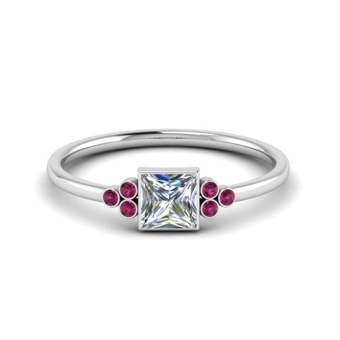petite-bezel-set-princess-cut-diamond-engagement-ring-with-pink-sapphire-in-white-gold-FD9175PRRGSADRPI-NL-WG
