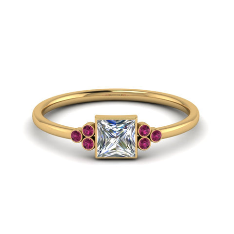 petite-bezel-set-princess-cut-diamond-engagement-ring-with-pink-sapphire-in-yellow-gold-FD9175PRRGSADRPI-NL-YG