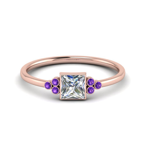 petite-bezel-set-princess-cut-diamond-engagement-ring-with-purple-topaz-in-rose-gold-FD9175PRRGVITO-NL-RG