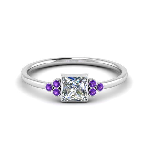 petite-bezel-set-princess-cut-diamond-engagement-ring-with-purple-topaz-in-white-gold-FD9175PRRGVITO-NL-WG