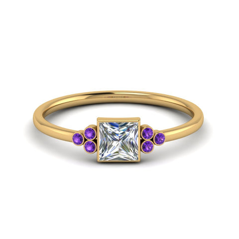 petite-bezel-set-princess-cut-diamond-engagement-ring-with-purple-topaz-in-yellow-gold-FD9175PRRGVITO-NL-YG