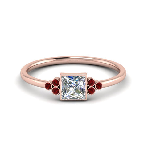 petite-bezel-set-princess-cut-diamond-engagement-ring-with-ruby-in-rose-gold-FD9175PRRGRUDR-NL-RG