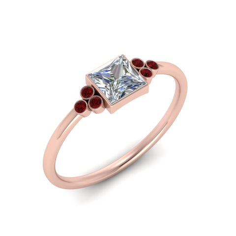 petite-bezel-set-princess-cut-diamond-engagement-ring-with-ruby-in-rose-gold-FD9175PRRGRUDRANGLE2-NL-RG