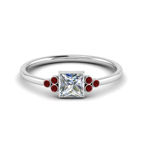 petite-bezel-set-princess-cut-diamond-engagement-ring-with-ruby-in-white-gold-FD9175PRRGRUDR-NL-WG