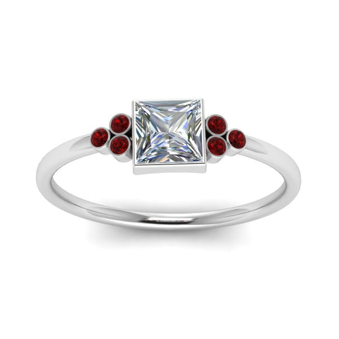 petite-bezel-set-princess-cut-diamond-engagement-ring-with-ruby-in-white-gold-FD9175PRRGRUDRANGLE5-NL-WG