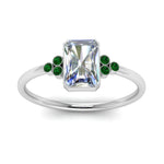 Load image into Gallery viewer, petite-bezel-set-radiant-cut-diamond-engagement-ring-with-emerald-in-white-gold-FD9175RARGEMGRANGLE5-NL-WG
