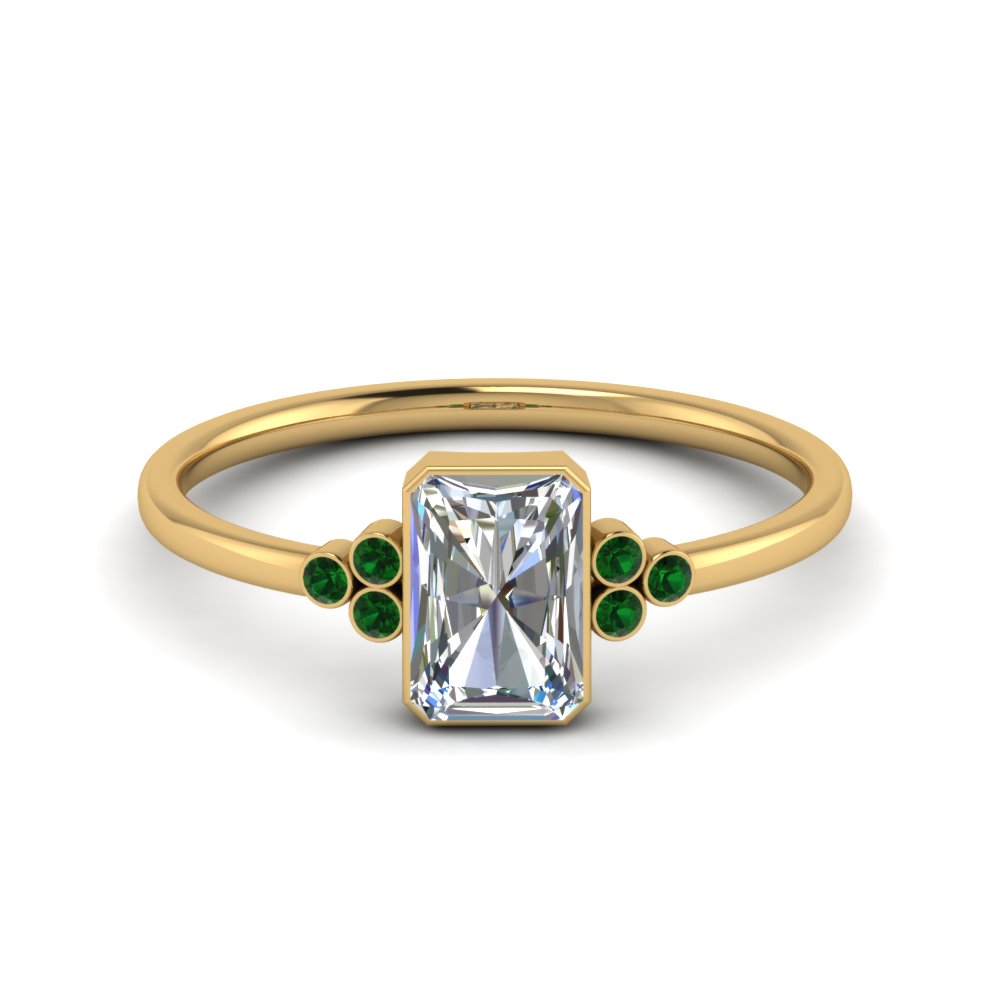 petite-bezel-set-radiant-cut-diamond-engagement-ring-with-emerald-in-yellow-gold-FD9175RARGEMGR-NL-YG