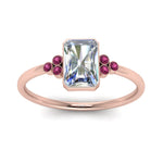 Load image into Gallery viewer, petite-bezel-set-radiant-cut-diamond-engagement-ring-with-pink-sapphire-in-rose-gold-FD9175RARGSADRPIANGLE5-NL-RG
