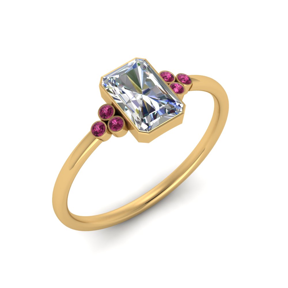 petite-bezel-set-radiant-cut-diamond-engagement-ring-with-pink-sapphire-in-yellow-gold-FD9175RARGSADRPIANGLE2-NL-YG