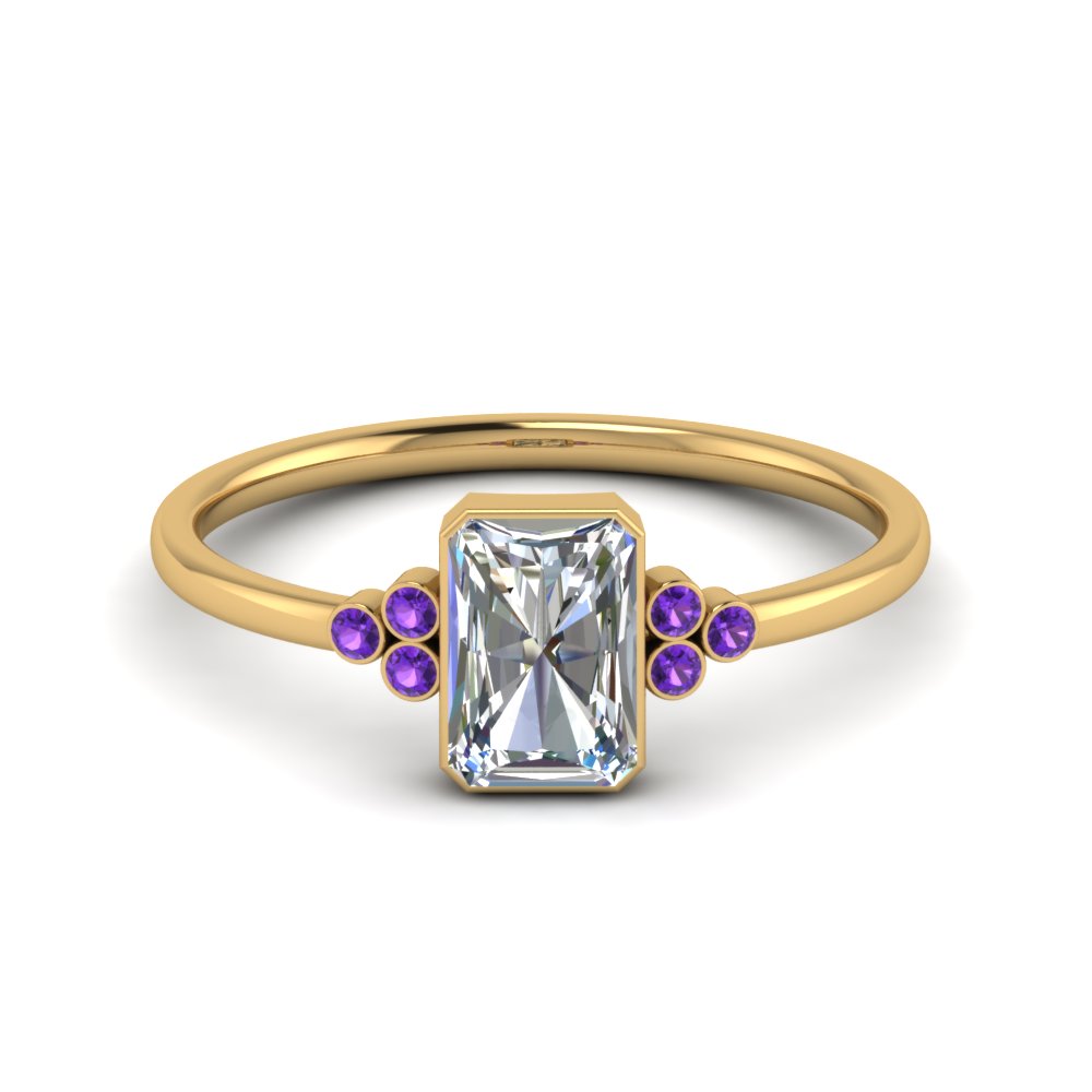 petite-bezel-set-radiant-cut-diamond-engagement-ring-with-purple-topaz-in-yellow-gold-FD9175RARGVITO-NL-YG