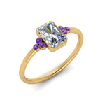 Load image into Gallery viewer, petite-bezel-set-radiant-cut-diamond-engagement-ring-with-purple-topaz-in-yellow-gold-FD9175RARGVITOANGLE2-NL-YG
