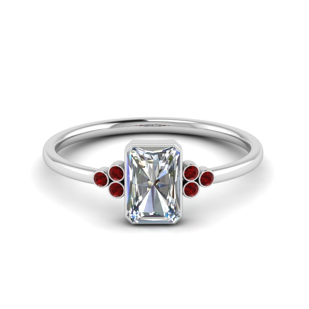 petite-bezel-set-radiant-cut-diamond-engagement-ring-with-ruby-in-white-gold-FD9175RARGRUDR-NL-WG