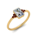 Load image into Gallery viewer, petite-bezel-set-radiant-cut-diamond-engagement-ring-with-ruby-in-yellow-gold-FD9175RARGRUDRANGLE2-NL-YG
