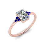 Load image into Gallery viewer, petite-bezel-set-radiant-cut-diamond-engagement-ring-with-sapphire-in-rose-gold-FD9175RARGSABLANGLE2-NL-RG
