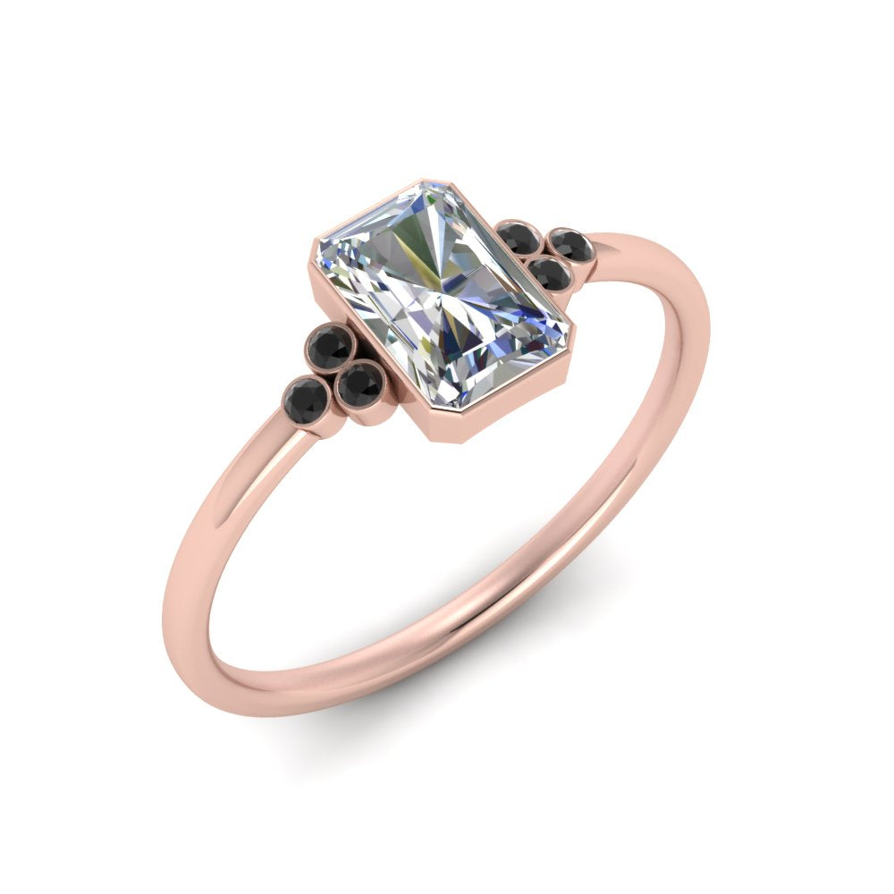petite-bezel-set-radiant-cut-engagement-ring-with-black-diamond-in-rose-gold-FD9175RARGBLACKANGLE2-NL-RG