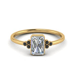 Load image into Gallery viewer, petite-bezel-set-radiant-cut-engagement-ring-with-black-diamond-in-yellow-gold-FD9175RARGBLACK-NL-YG
