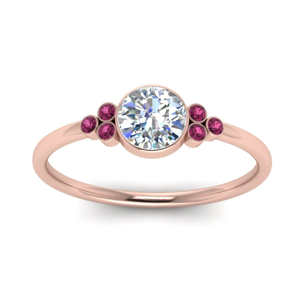 petite-bezel-set-round-cut-diamond-engagement-ring-with-pink-sapphire-in-rose-gold-FD9175RORGSADRPIANGLE5-NL-RG