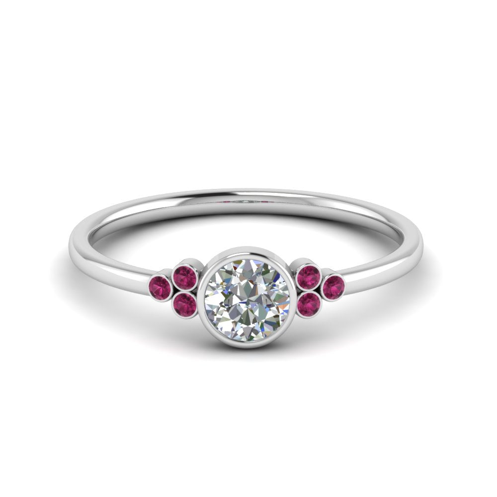 petite-bezel-set-round-cut-diamond-engagement-ring-with-pink-sapphire-in-white-gold-FD9175RORGSADRPI-NL-WG